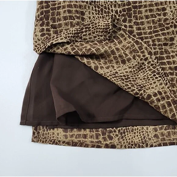 First Issue Liz Claiborne Skirt Women's Size 18 Crocodile Pattern - Picture 6 of 11